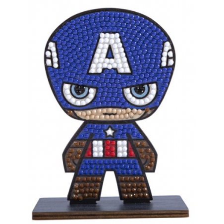 Crystal Art Figurine: Marvel: Captain America